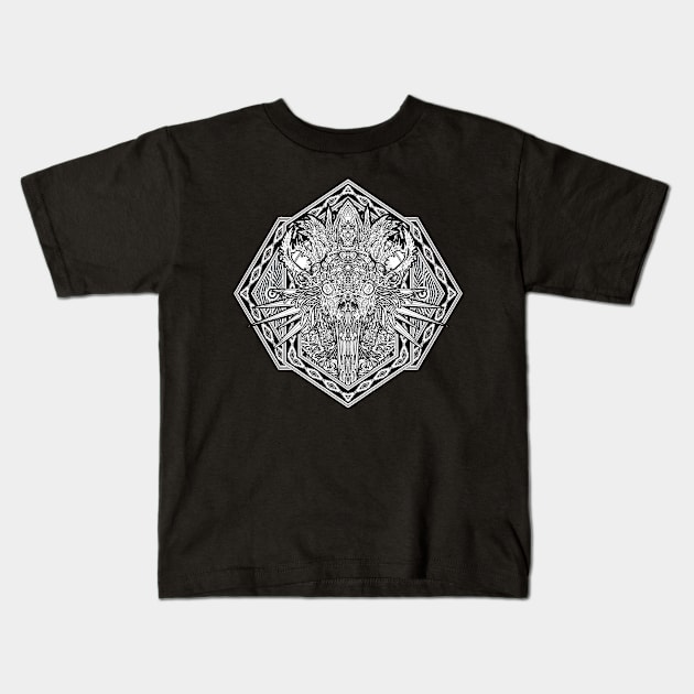 Esoteric Portal Totem Guardian 3rd Eye Demonoid Kids T-Shirt by Esoteric Origins